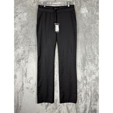 PATRIZIA PEPE Black Tailored Straight Leg Dress Pants Size 40