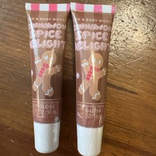 Lot Of 2 Cinnamon Spice Delight Lip Gloss SEALED Bath Body Works