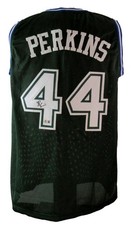 Sam Perkins Dallas Mavericks Signed/Autographed Jersey Beckett Witness 204091