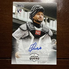 2025 Topps Stadium Club Baseball Edgar Quero (RC) Autograph Card #SCBA-EQ