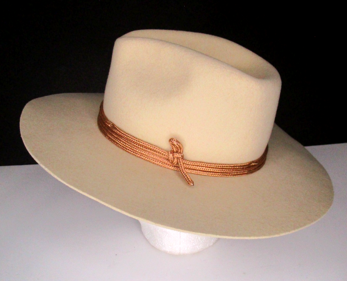 {Wyeth} Brand New 100% Wool Hat Cream Wool Felt Rancher Hat Billie main image 2