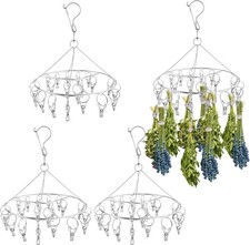 4Pcs Hanging Herb Drying Rack for Herb Stainless Steel Herb Drying Rack with ...
