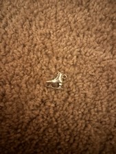 Silver Ice Skate Boot Charm Traditional Sports Theme No Stone Metal Silver Tone