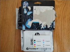 2017 GENUINE HP #91 Lt Magenta Lt Cyan PRINTHEAD C9462A DESIGNJET Z6100 SEALED