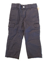 baby Gap NWT Boy's 2T Navy Blue Cotton Canvas Cargo Pants