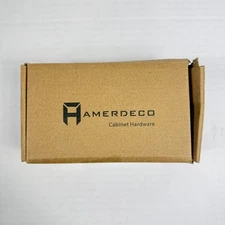 AMERDECO NEW 3/4 inch 96mm Matte Black Cabinet Pulls 10 Pack