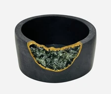 Tal & Bert Geode Stone Mini Planter or Candle Holder