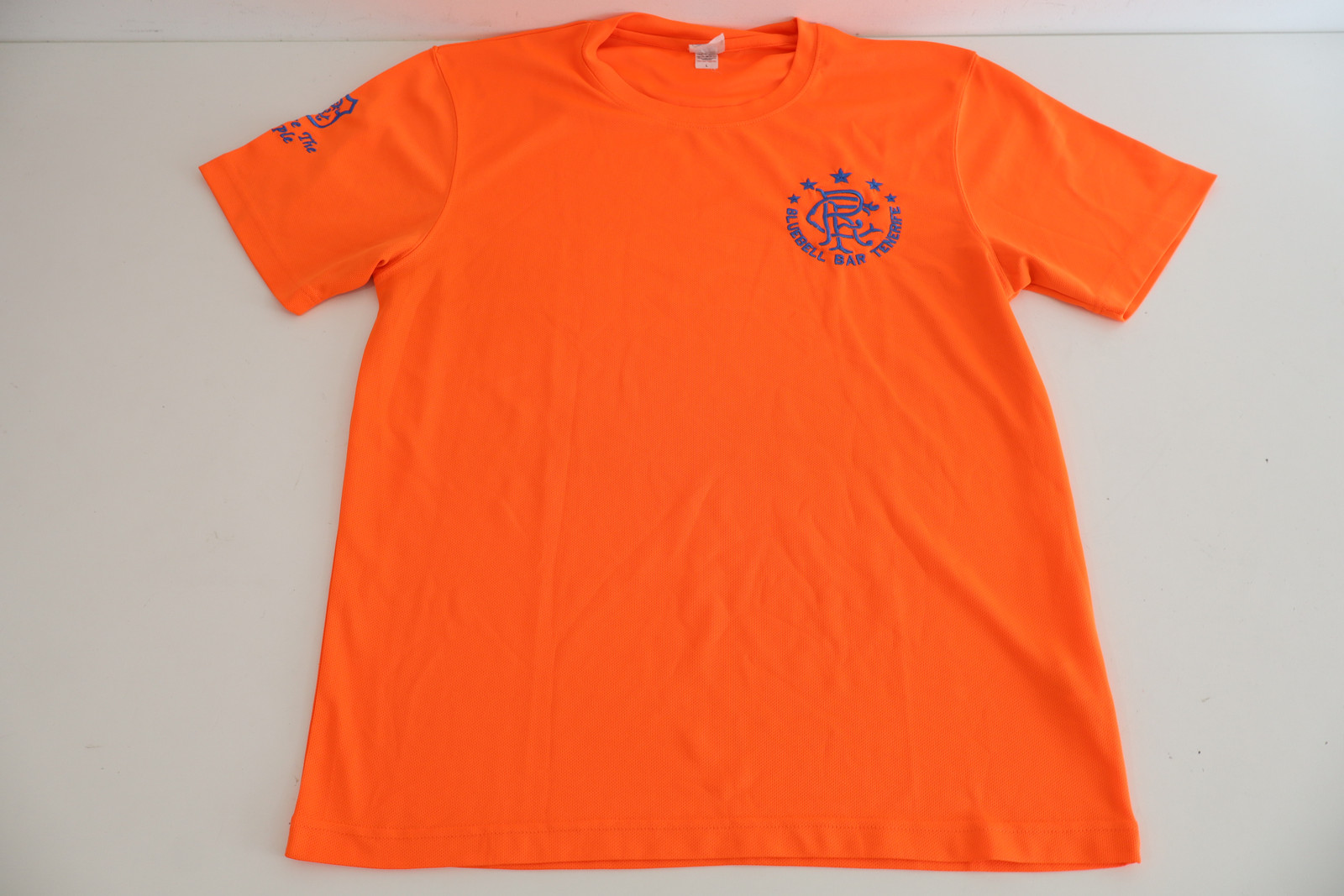 Rangers FC Bluebell Bar Training Shirt Orange Large