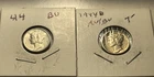 Mercury Dimes 1944 And 1944d NICER CONDITIONS