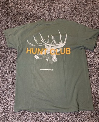 Stoney Post Malone Hunt Club T Shirt Green Size Large
