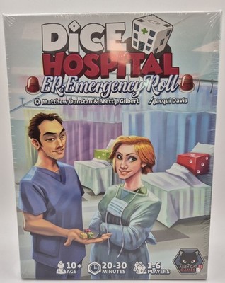 Dice Hospital: ER - Emergency Roll (Alley Cat Games) Roll & Write, Neu & Versiegelt