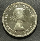 Canada 1953 Dollar Silver Coin-BSTK0124