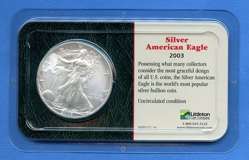 2003 American Silver Eagle — photo from the most recent tracked eBay sale