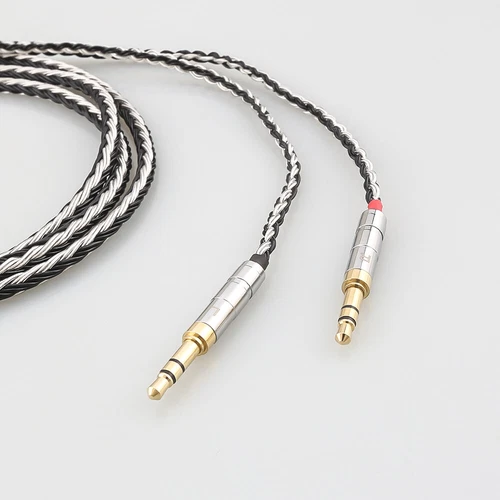 16Cores 7N Silver Plate Dual 3.5mm Earphone Cable For Hifiman Sundara Ananda new - Picture 10 of 11