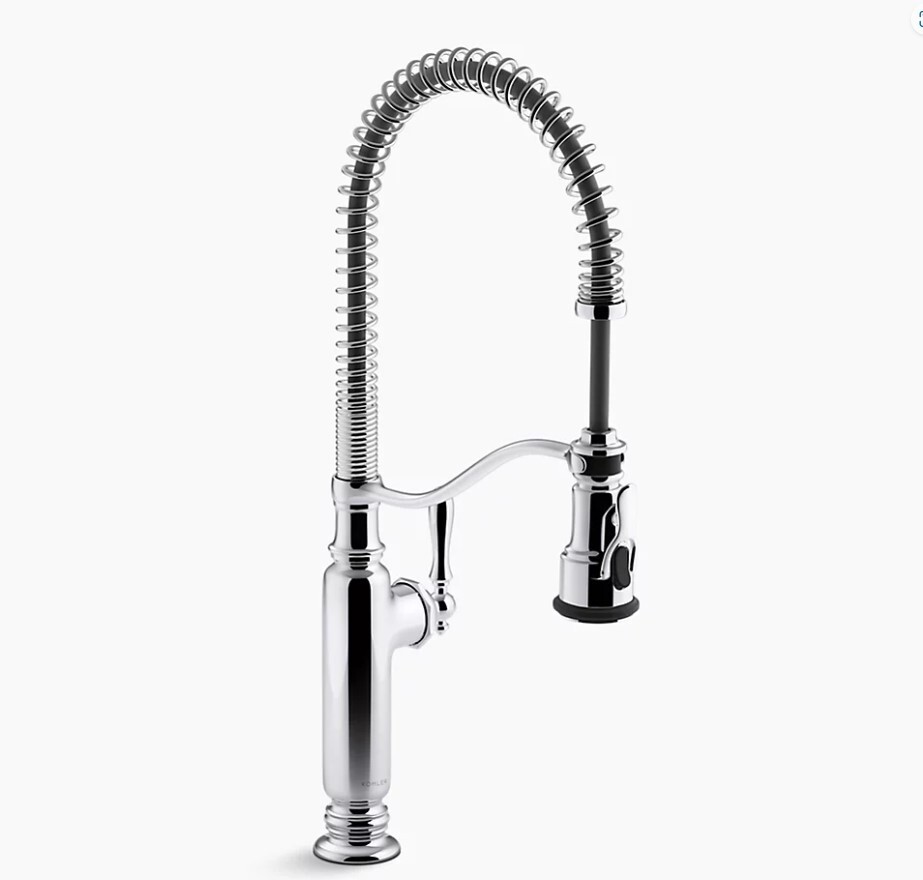 Kohler K-77515-CP Tournant Semi-Professional Kitchen Sink Faucet