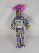 DAMMIT DOLL - GEOMETRICAL Purple Hair Pink Eyes Stress Relief