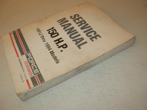 1991 - 1994 Force 150 hp Outboard Motor Service Manual - Picture 3 of 3