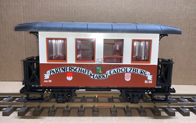 LGB 3207 PARTNERSCHAFT MARKT CADOLZBURG PASSENGER CAR, G SCALE | eBay