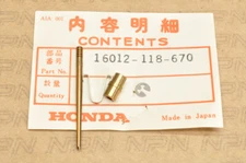 NOS Honda SL70 K0-K1 XL70 K0-K1 Carburetor Jet Needle Set 16012-118-670