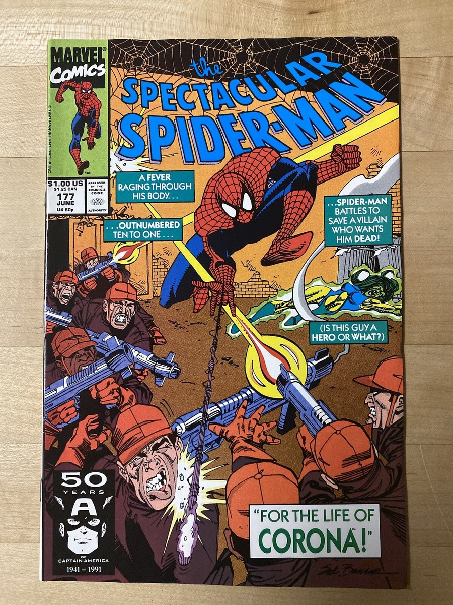 SPECTACULAR SPIDER-MAN #177 - FOR THE LIFE OF CORONA! MARVEL