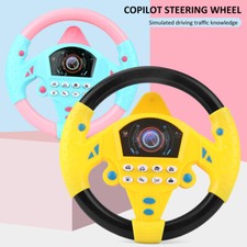 Steering Wheel Toy Simulated Driving Steering Wheel with SuctionCup Lw