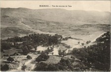 Old postcard AK MOROCCO Taza - View of the sources of Taza (1083413)