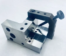Angle Block Hardened & Ground w/Clamp - Machinist Made 2 x 2-1/2 x 3-1/2" - USA