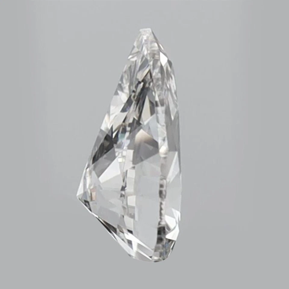 IGI Certified 0.4ct H/VVS2 Clarity Pear Cut Lab Grown CVD Diamond AB-312 - Image 4 of 4