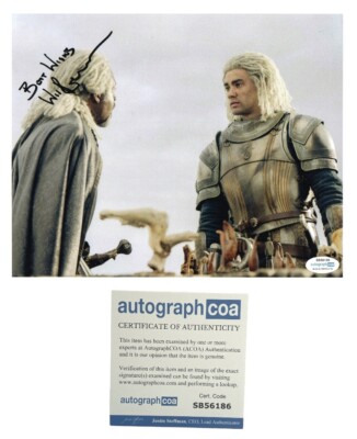 Wil Jhonson signed 8x10 ''House of the Dragon / Veamond Velaryon'' handsigniert ACOA