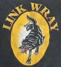 Rare Link Wray T-Shirt Vintage Black Cotton All size S-345XL Gift Fans 2HRC111
