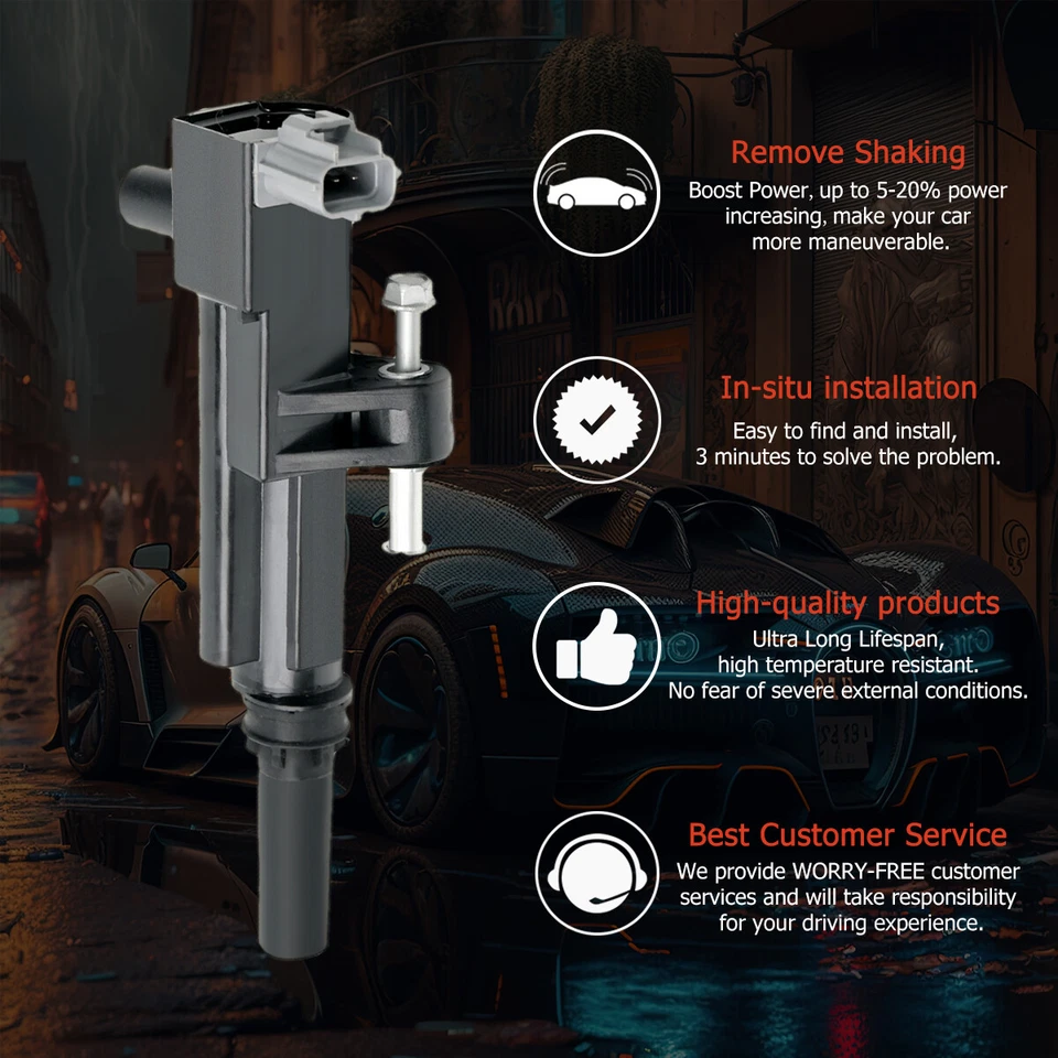 3X Ignition Coil+6X Spark Plug For Jeep Liberty 09-10 Dodge Ram 1500 3.7L UF640 - Изображение 3 из 4