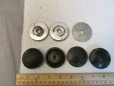 American Screen Printing Equipment Co. -- 4 Knobs 3 Under-Knob Plates Used