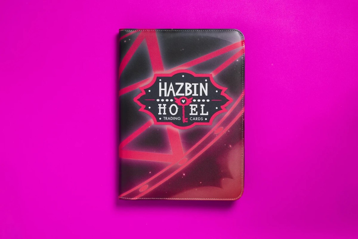 Hazbin Hotel Trading Cards PRIDE RING 9-Pocket Zippered Binder