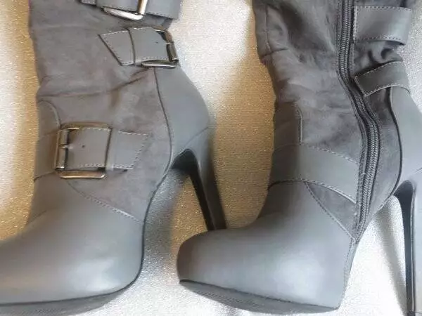 Justfab gray hotsell boots