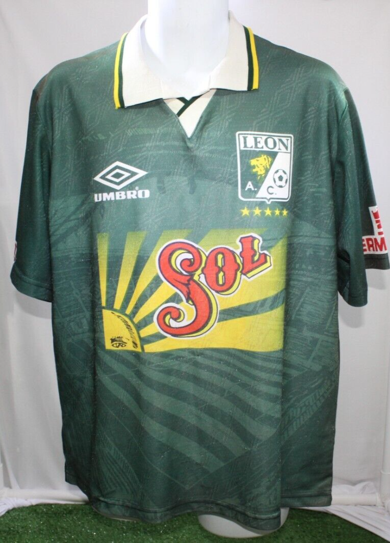 Leon FC Jersey 100% Authentic UMBRO Size Large 1996-1997 T | eBay