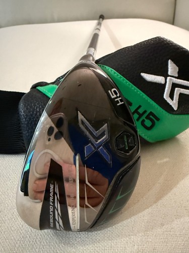 XXIO 12 X Black 23* 5 Hybrid Miyazaki AXII 55g Stiff Flex +HC Exc Cond 9/10 - Picture 2 of 16
