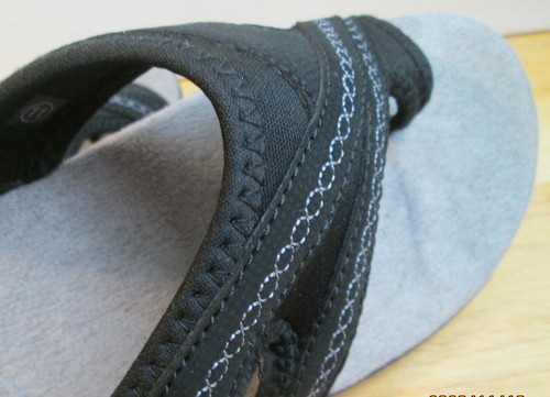 LADIES OUTWOODS Sandal/Flip Flop Black Size 11 - Picture 6 of 7