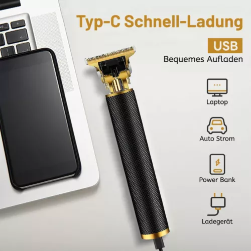 Profi Haarschneidemaschine Haarschneider Bart Trimmer Rasierer Hair Clipper DE - Bild 10 von 14
