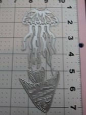Universal Thin Metal Die Cut Tool Emboss jellyfish angel fish ocean beach vacati