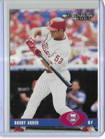 2003 Donruss #348 Bobby Abreu Philadelphia Phillies