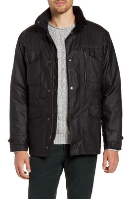 barbour sapper wax jacket black