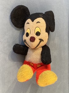 Vintage Mickey Mouse Plush Walt Disney California Stuffed Toy *RARE*