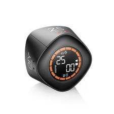 Cube Productivity Timer, 5/10/25/DIY Min Presets  Count-Up Mode, Time Displa...