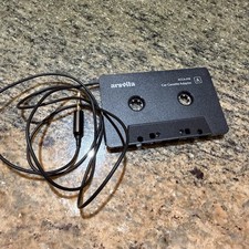 Arsvita ACCA-01B Car Cassette Adapter 3.5mm AUX Tape Adapter for Phone iPod Blk
