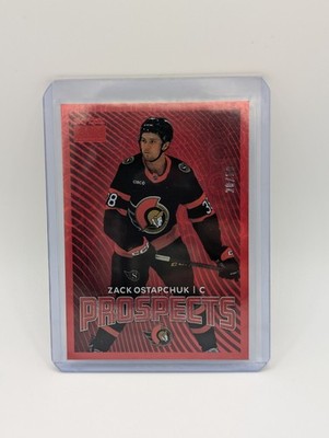 24/25 Skybox Metal Universe Prospects Star Rubies  Zack Ostapchuk 20/50