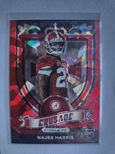 2021 Panini Prizm Draft Pick Crusade Red Cracked Ice  Prizm Najee Harris #172