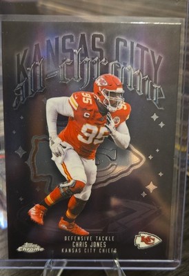 Topps 2025 Chrome All-Chrome Chris Jones Kansas City Chiefs Insert