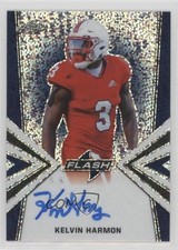 2019 Leaf Flash Blue 32/50 Kelvin Harmon #BA-KH1 Auto sc2