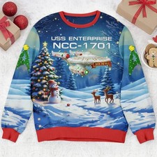 Star Trek Ugly Sweater Full Size Gift For Fan Gift Family