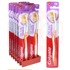 Colgate Zig Zag AntiBac Medium Toothbrush Deep Gentle Clean Assorted Colors